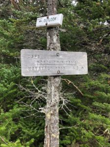 North Twin trail sign